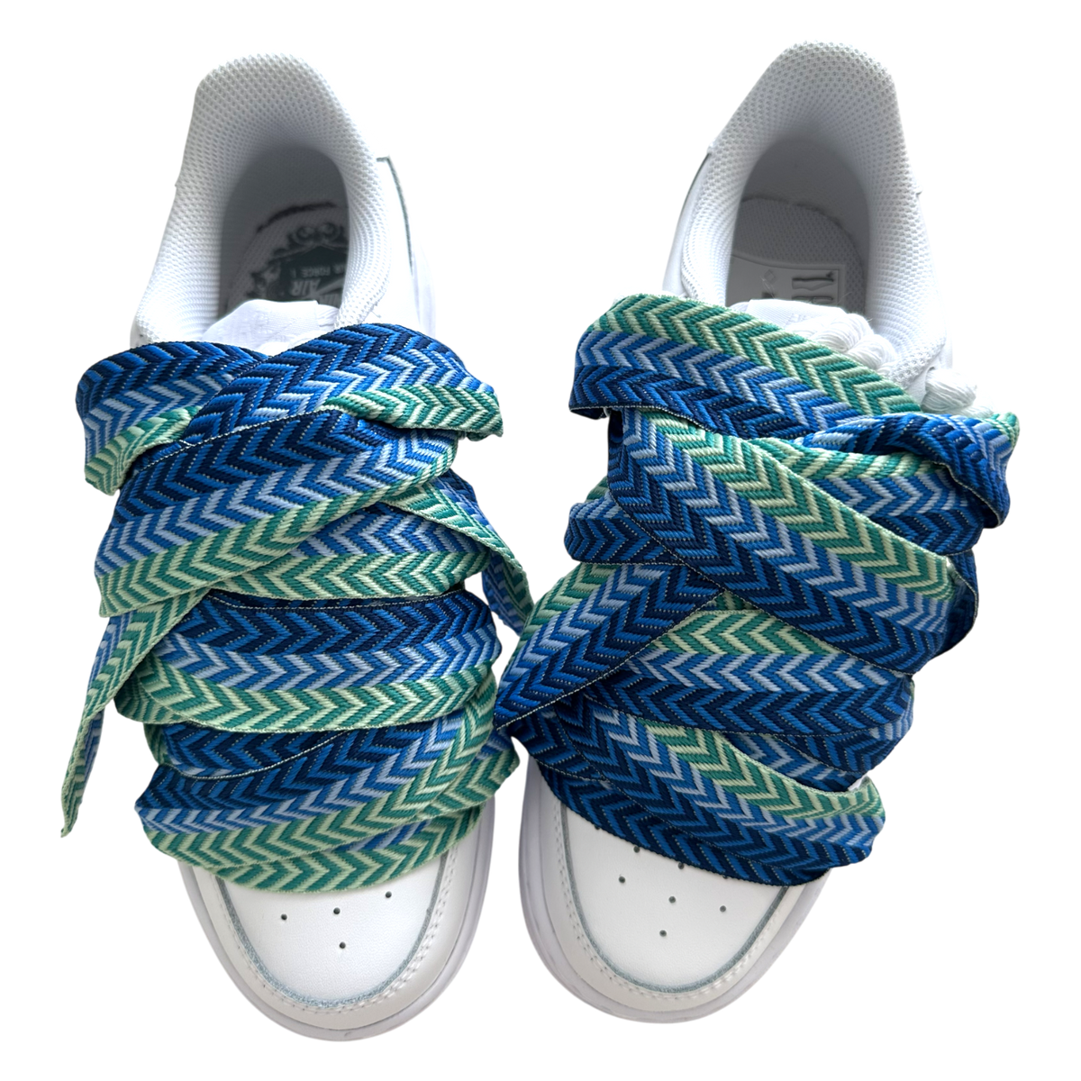Custom Air Force 1 White "Blue Lanvin"
