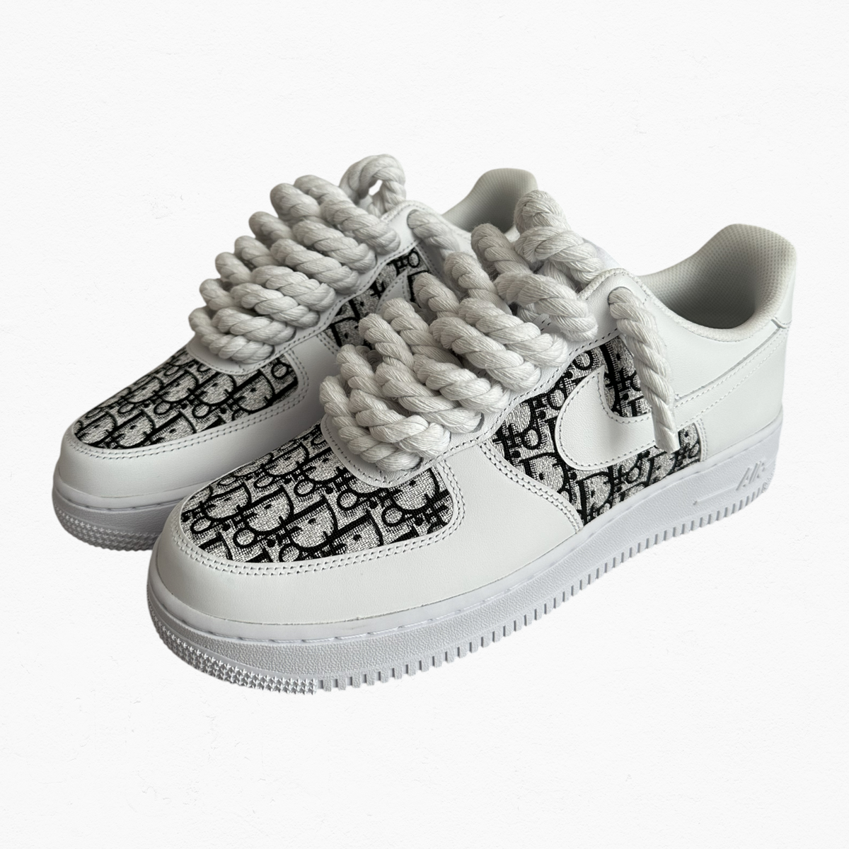 Custom Air Force 1 White "Designer Black White"