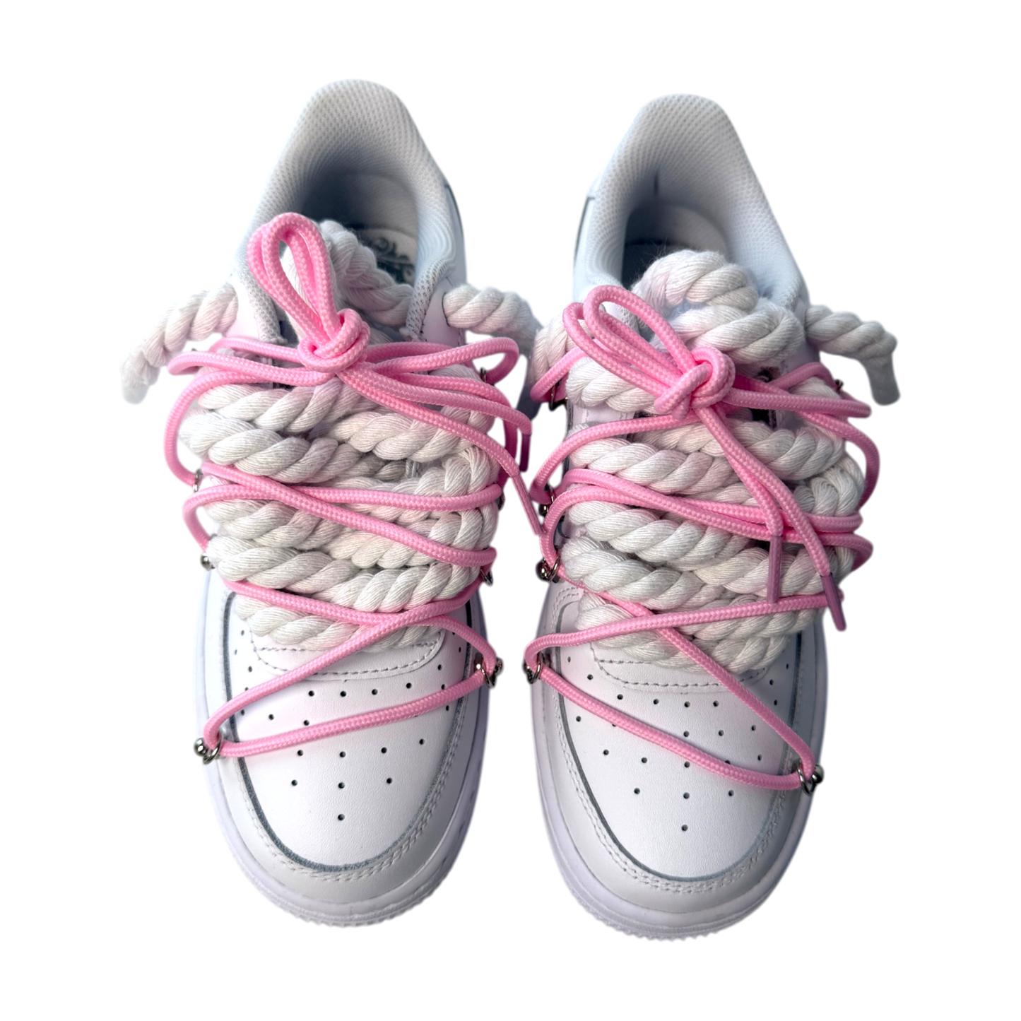 Nike Air Force 1 White "Pink White Overlace"