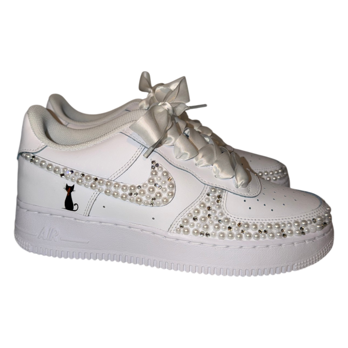 Custom Air Force 1 White "Wedding"