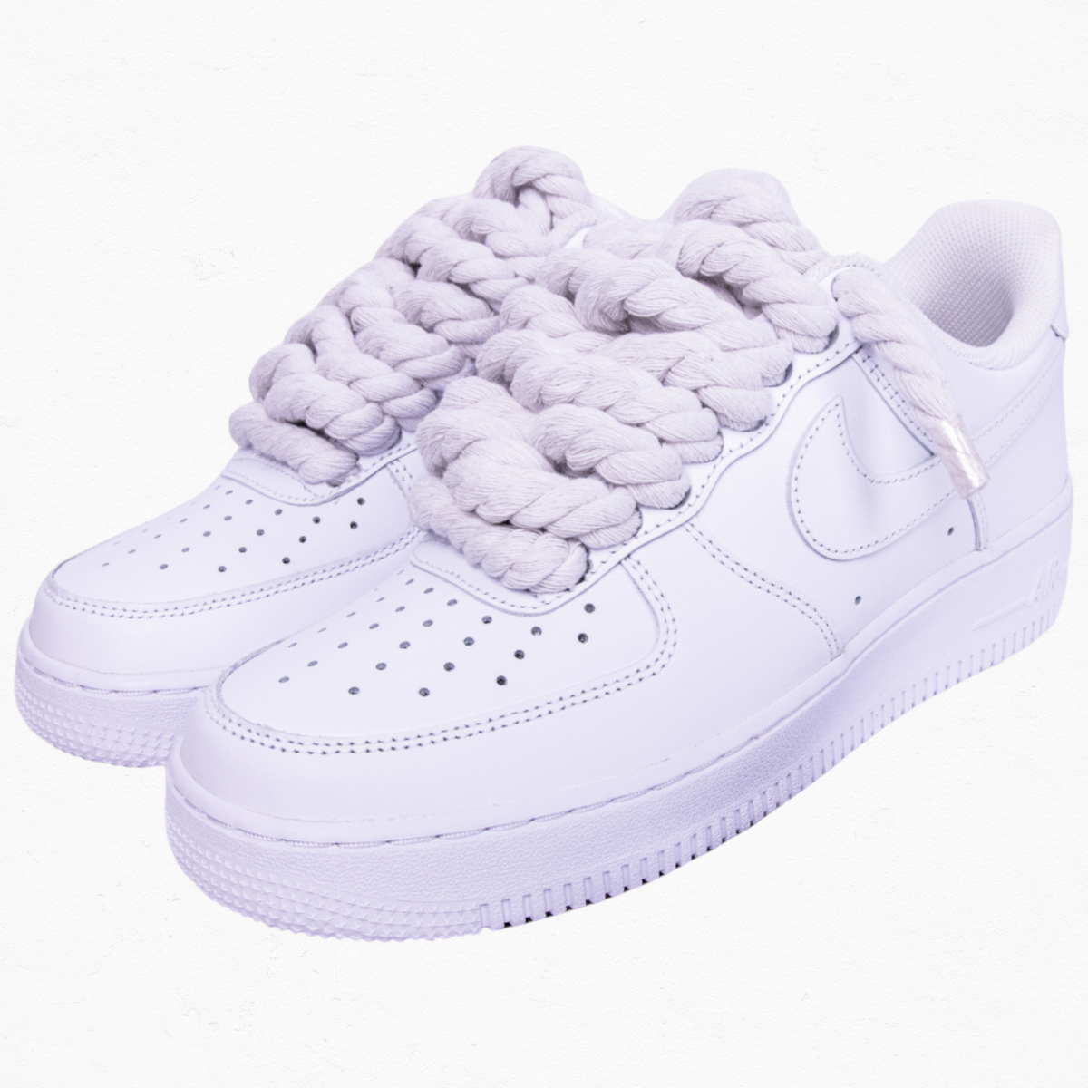 Custom Air Force 1 Low "White Rope Lace"