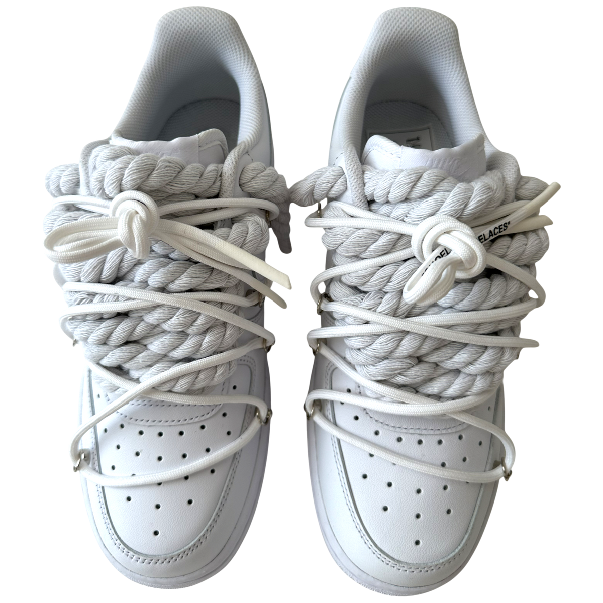 Custom Air Force 1 White "Overlace White"