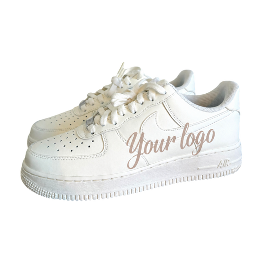 Nike Air Force 1 Sail "Your logo"