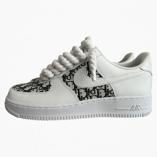 Nike Air Force 1 White "Dior Black White"
