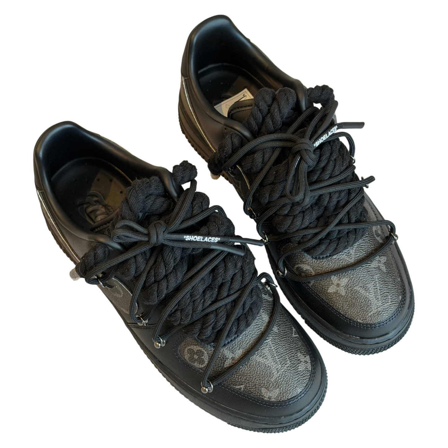 Nike Air Force 1 Black "LV Overlace"