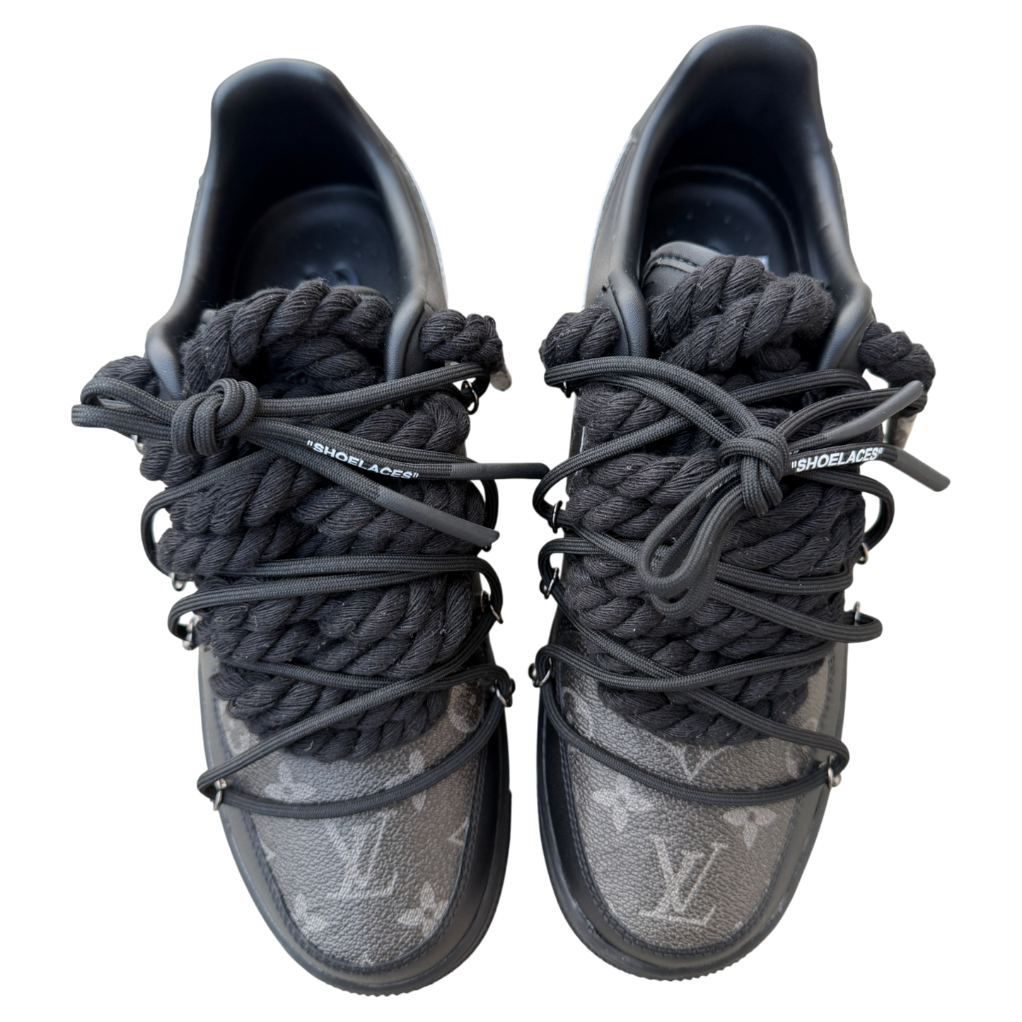 Nike Air Force 1 Black "LV Overlace"