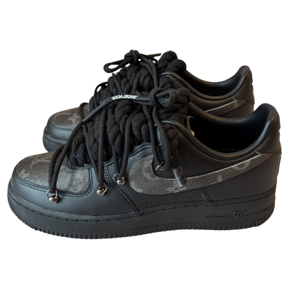 Nike Air Force 1 Black "LV Overlace"