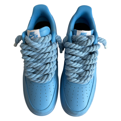Nike Air Force 1 University Blue "Blue Rope Lace"