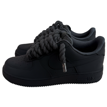 Custom Air Force 1 Low "Mattest Black"