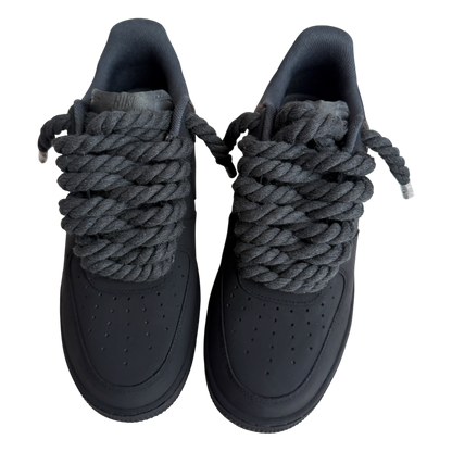Custom Air Force 1 Low "Mattest Black"
