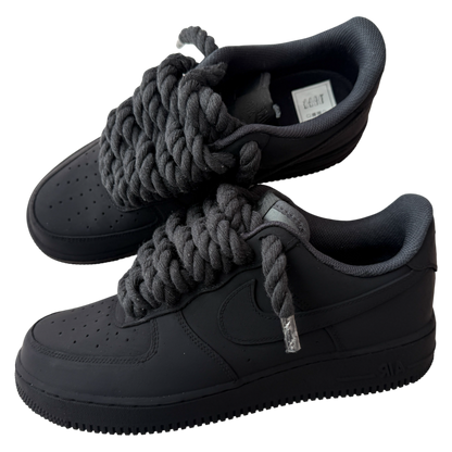Custom Air Force 1 Low "Mattest Black"