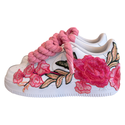 Nike Air Force 1 White "Pink Flower"
