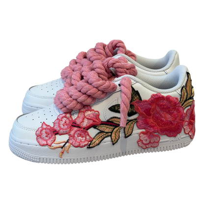 Nike Air Force 1 White "Pink Flower"
