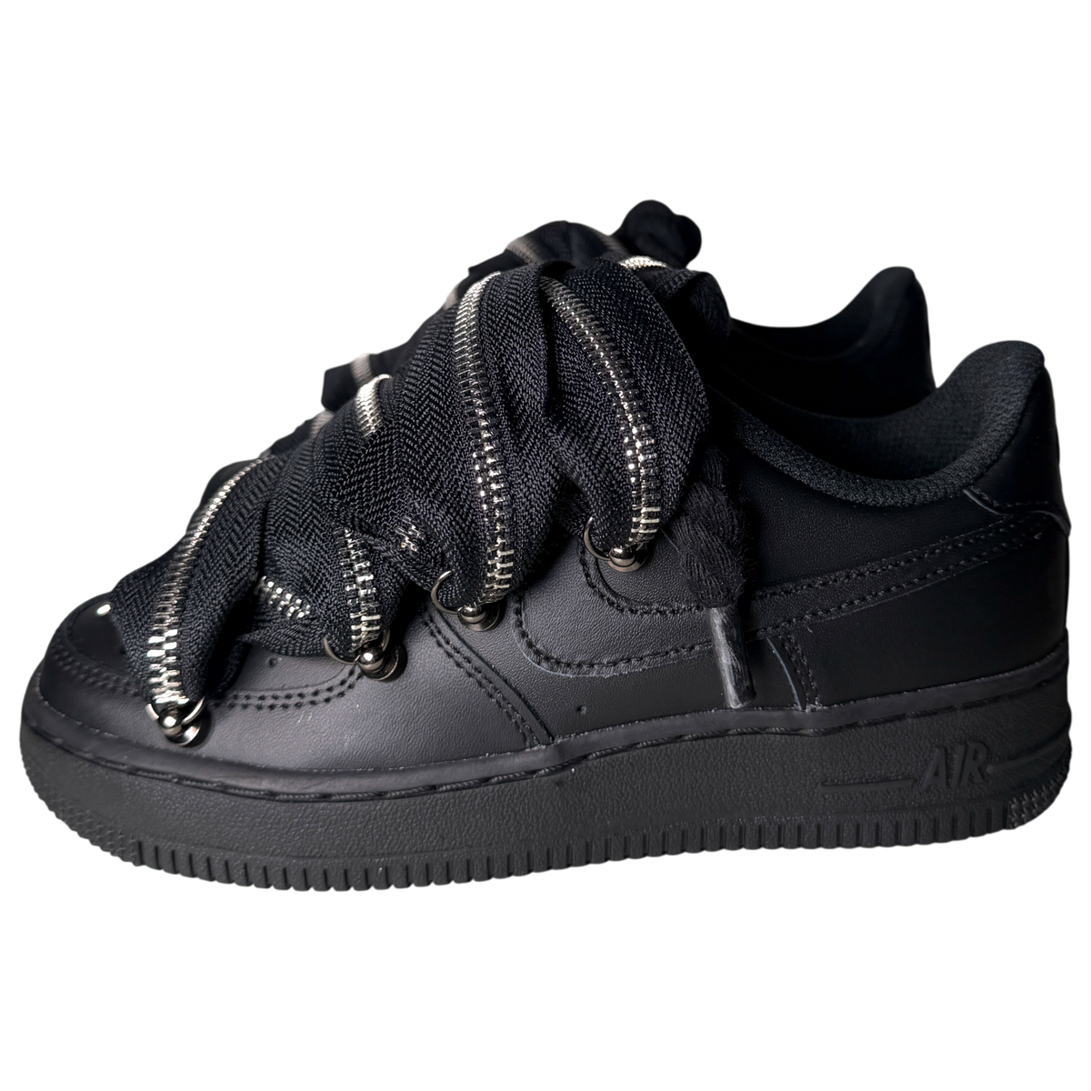Custom Air Force 1 Black “Lanvin ZIP”
