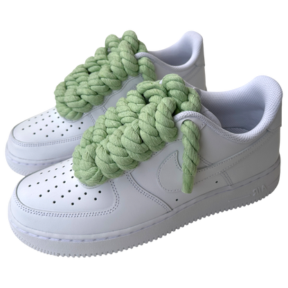 Nike Air Force 1 Low "Pastel Green Rope Lace"