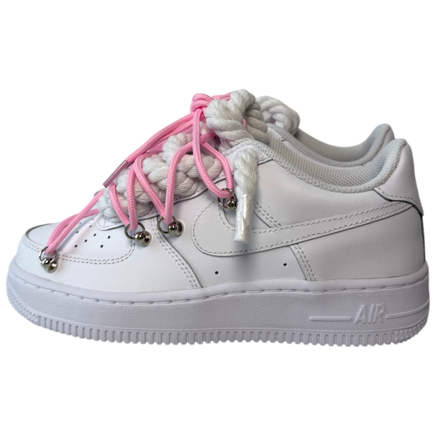 Nike Air Force 1 White "Pink White Overlace"