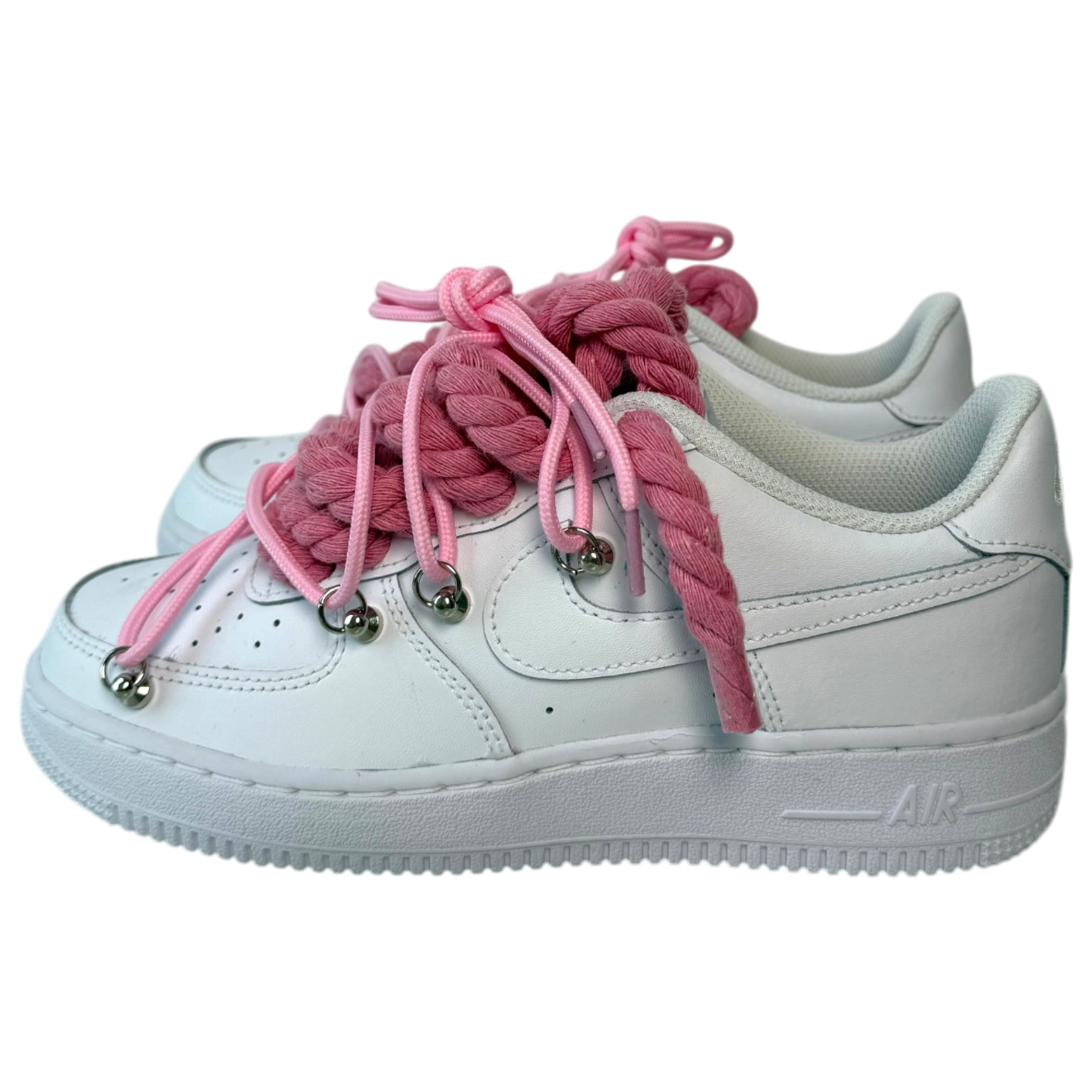 Nike Air Force 1 White "Pink Overlace"