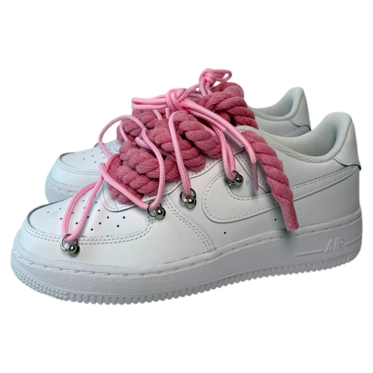 Nike Air Force 1 White "Pink Overlace"