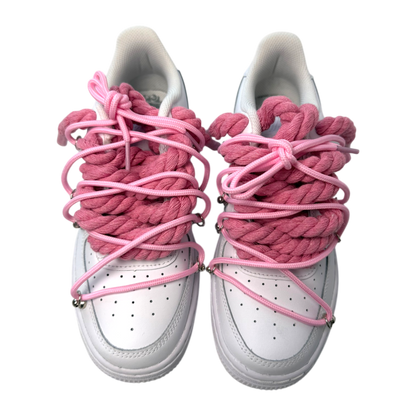 Nike Air Force 1 White "Pink Overlace"