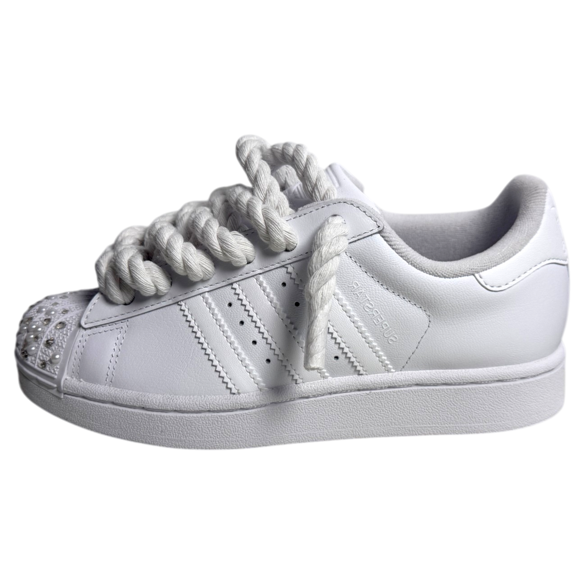 Custom Superstar "Diamond Rope Lace"