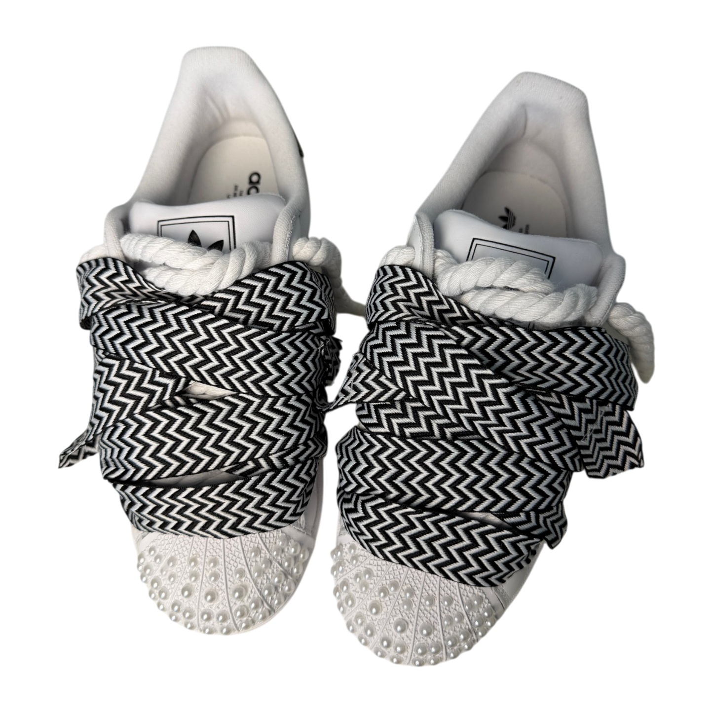 Adidas Superstar x Lamine Yamal "Black & White Pearl Lanvin"