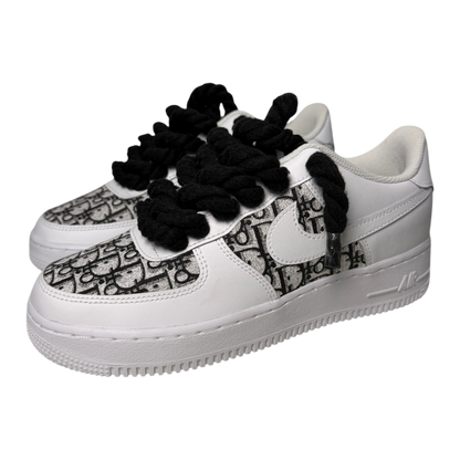 Nike Air Force 1 White "Dior Black White"