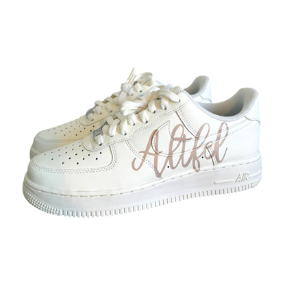 Nike Air Force 1 Sail "Your logo"