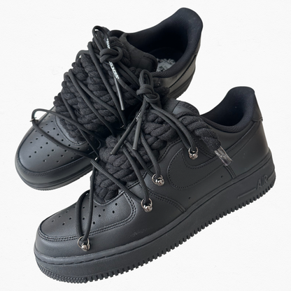 Nike Air Force 1 Black "Overlace Black"