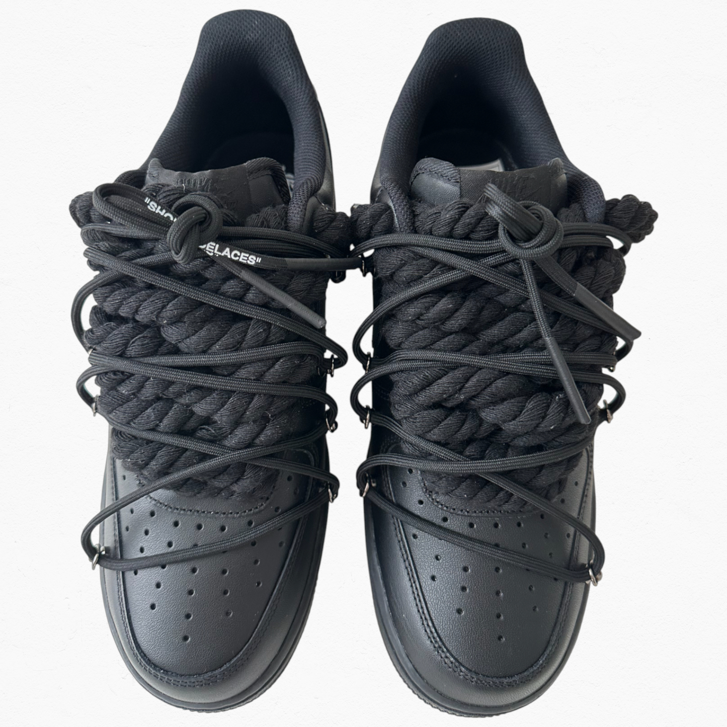 Nike Air Force 1 Black "Overlace Black"