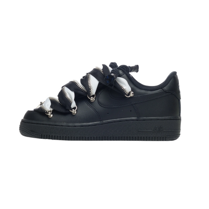 Custom Air Force 1 Black “Black & White Lanvin ZIP”
