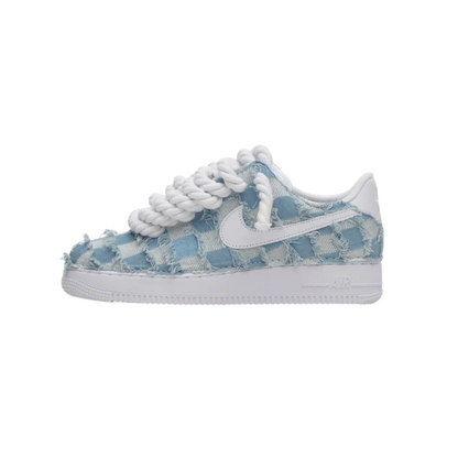 Custom Air Force 1 White “Denim”