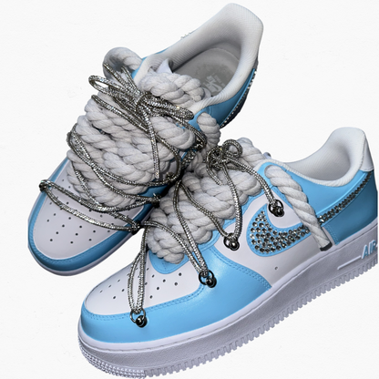Nike Air Force 1 White "Frosted Diamond Stones"