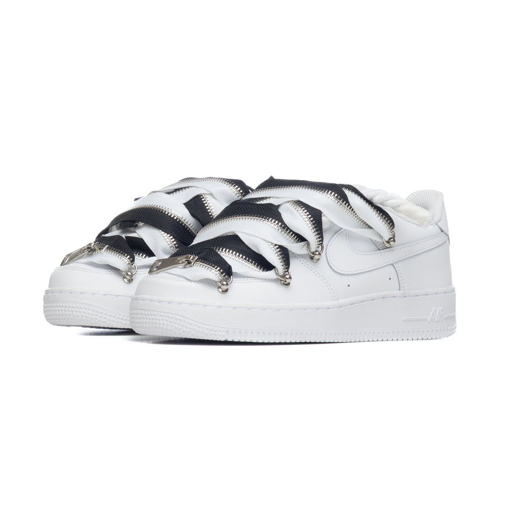 Custom Air Force 1 White “Black & White Lanvin ZIP”