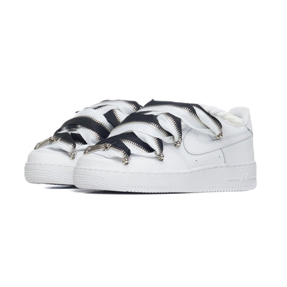 Custom Air Force 1 White “Black & White Lanvin ZIP”